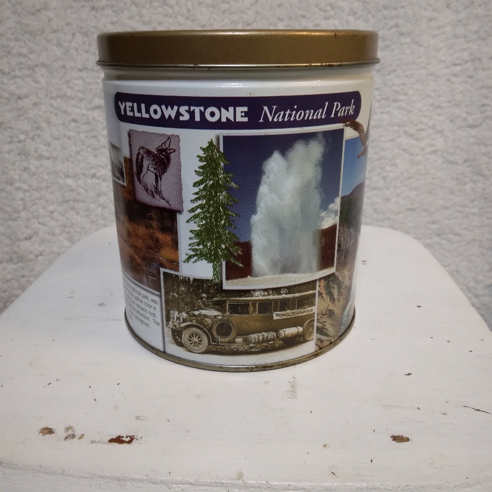 Trails End Yellowstone/Grand Teton Decorative Tin